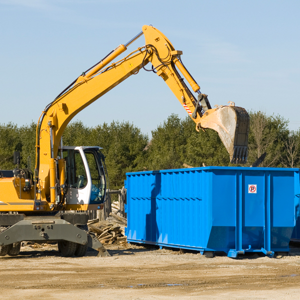 what are the rental fees for a residential dumpster in Malone